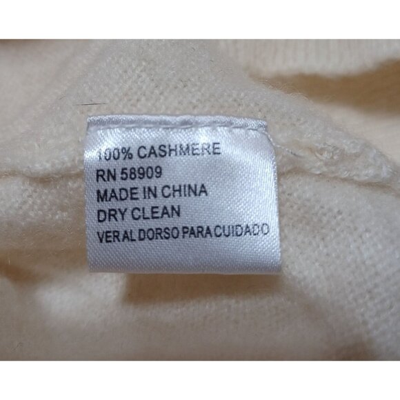 Antonio Melani Cashmere Sweater Womens L Ruffle Bell Sleeve Romantic Feminine - Picture 4 of 6